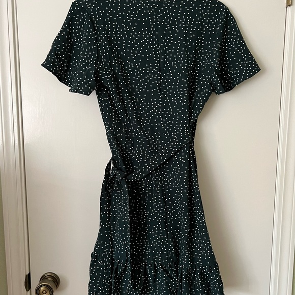 Nagoo Wrap Dress Green Medium - Picture 4 of 4